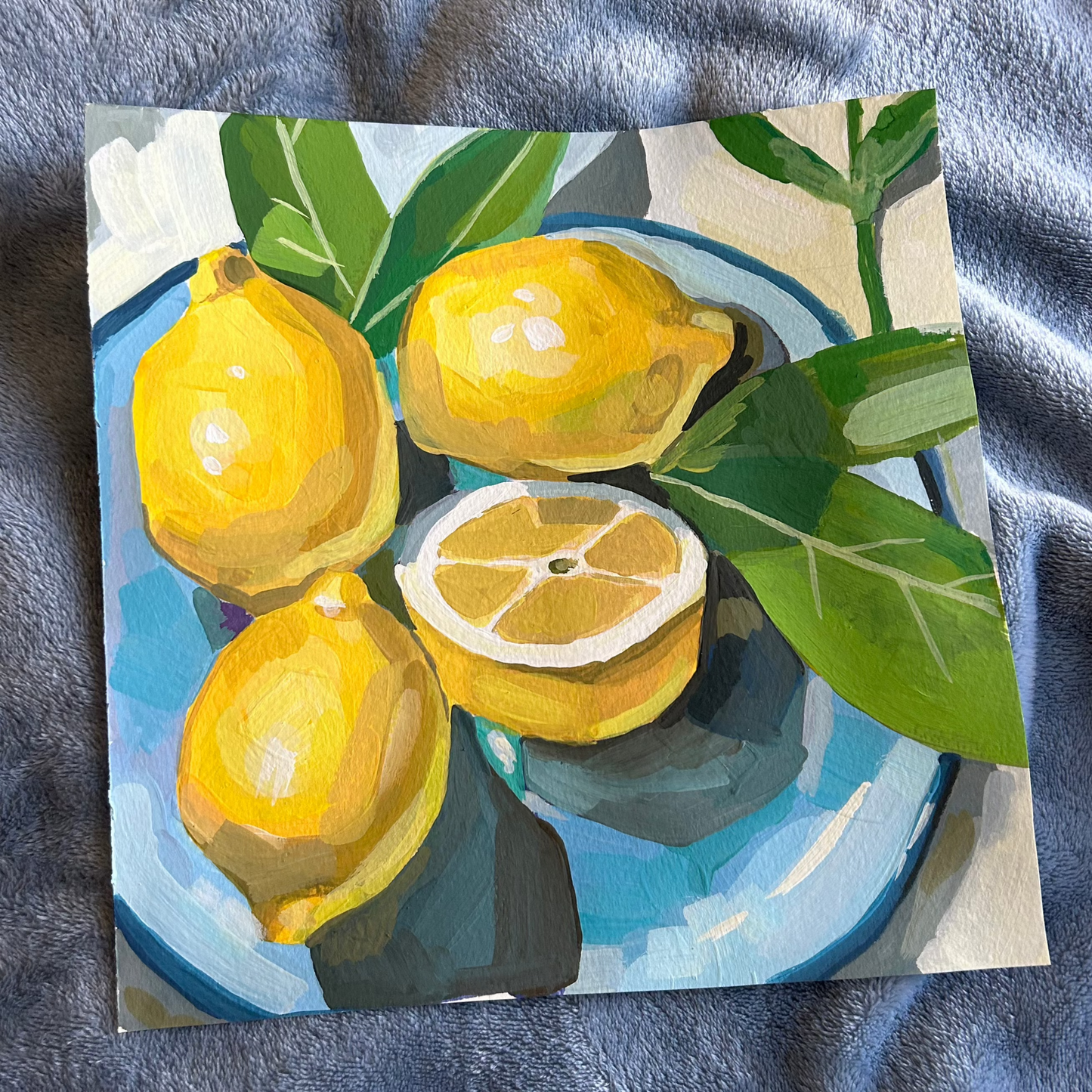 Lemons on a Plate