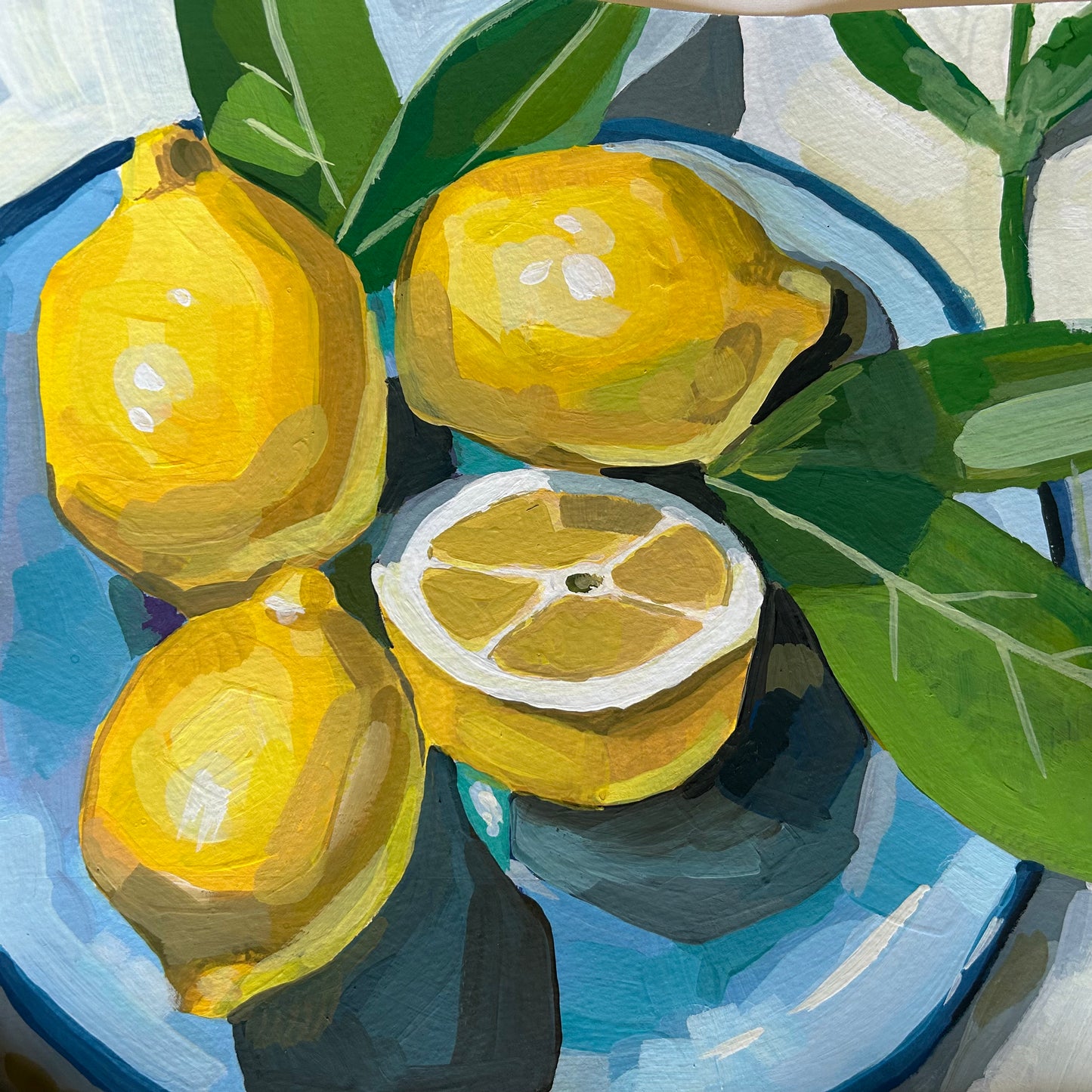 Lemons on a Plate